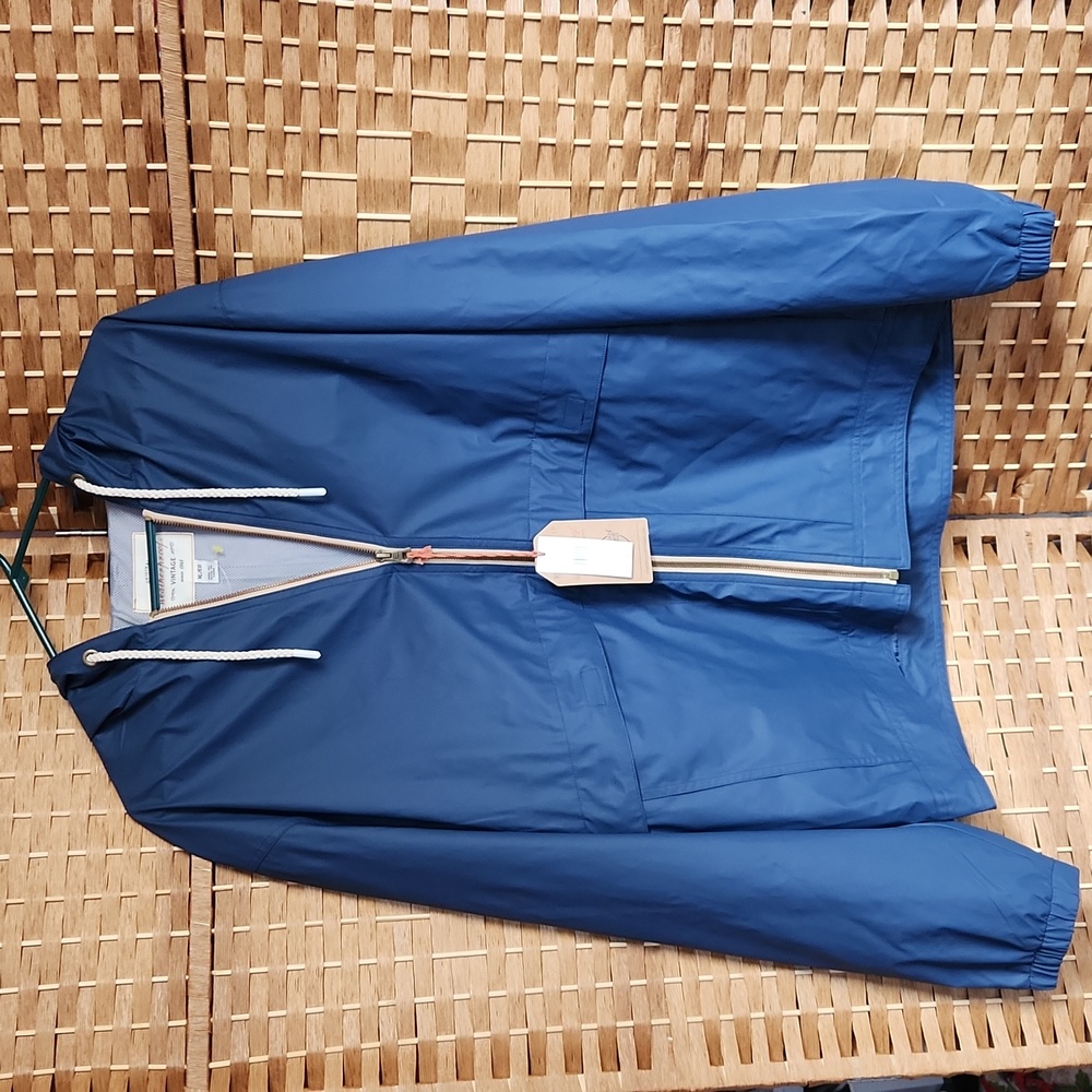 Weatherproof Vintage, Men's Size XL, Navy Blue, Jacket with Large Front Pockets